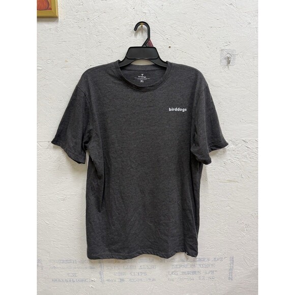 Birddogs Men's Graphic Print Breathable T-Shirt Size XL Gray Heather Stretch - Picture 2 of 5
